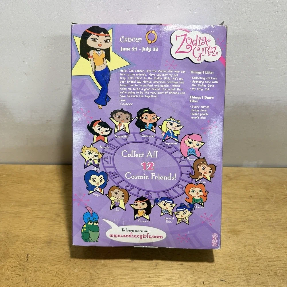 Zodiac Girlz Doll Cancer July 2003 3 Muses Vintage Y2K Fashion Doll 60004 NIB
